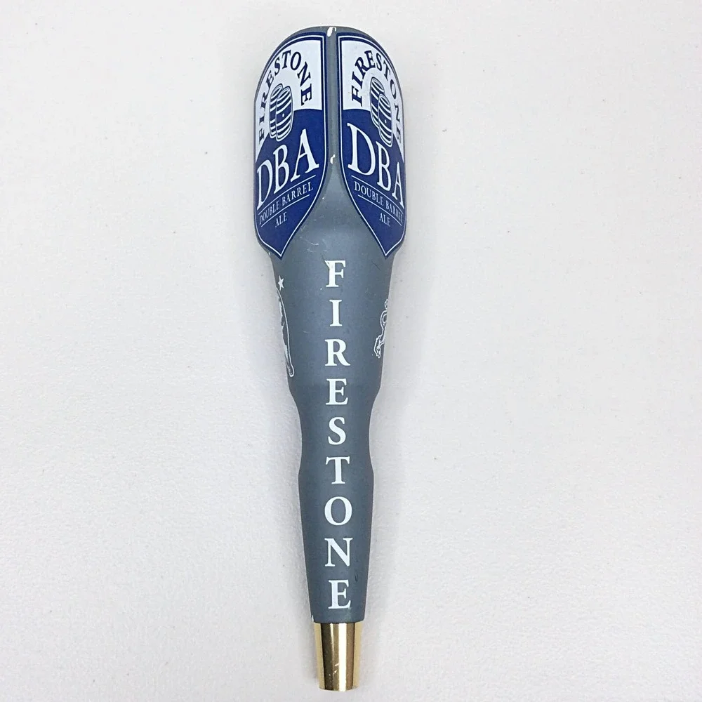 Firestone Brewing DBA Double Barrel Ale Beer Tap Handle Blue 11" Tall - Picture 2 of 8